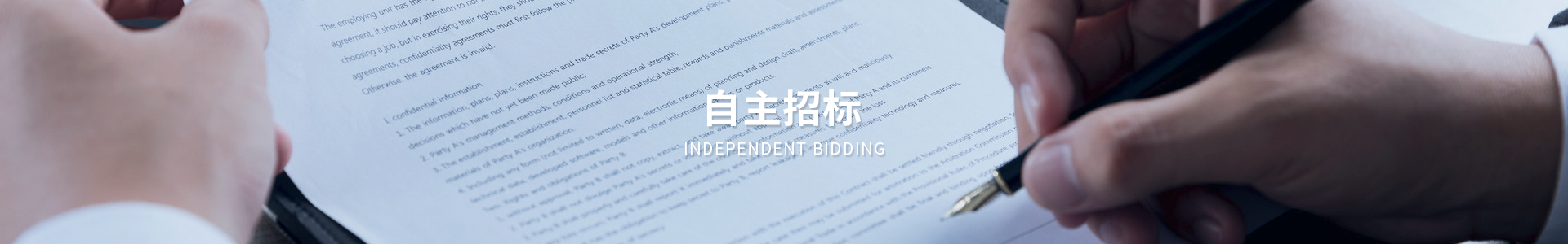自主招標(biāo)banner